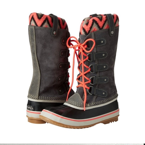 Sorel Joan of Arctic Knit II Boots Women’s Size 6 Shale Suede Waterproof - Picture 12 of 14